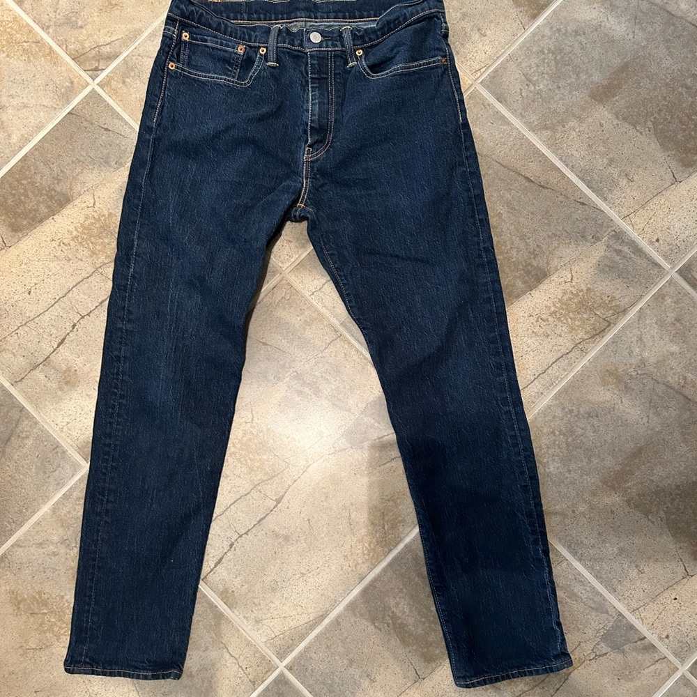 Levi's Men's Straight Jeans - Dark Blue